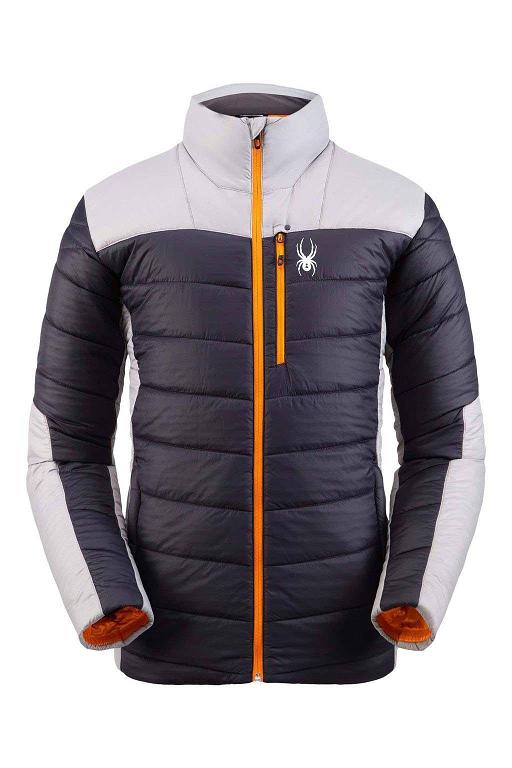 Chaqueta Esquí Spyder Glissade Insulator Ebony Alloy Para Hombre Mexico MX38094